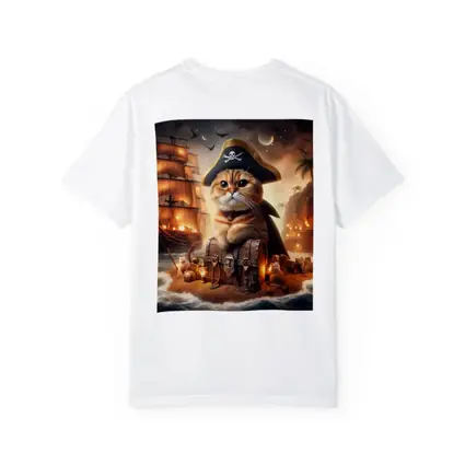 Scottish Fold Pirate Cat Treasure Island Fantasy