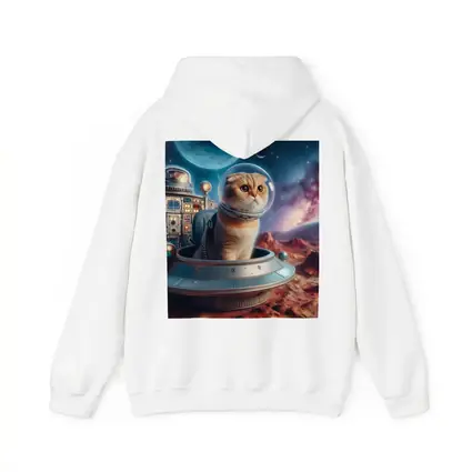 Scottish Fold Cat Astronaut Space Planet