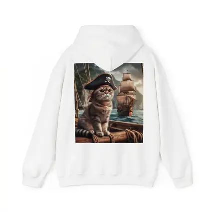 Scottish Fold Pirate Cat Ship Ocean