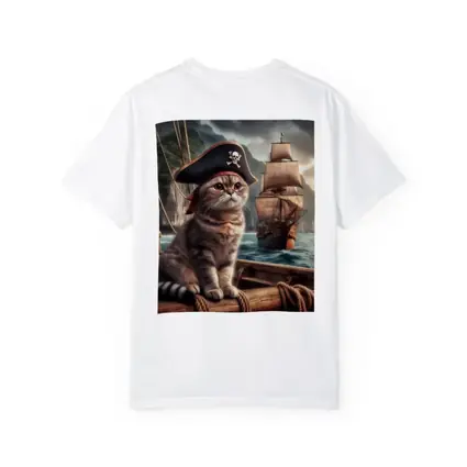 Scottish Fold Pirate Cat Ship Ocean