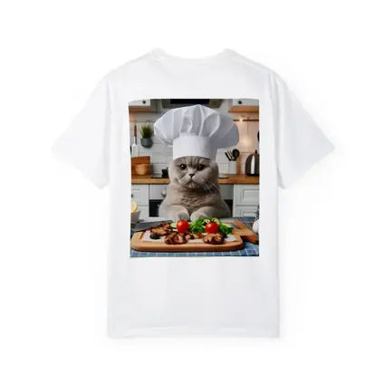 Scottish Fold Cat Chef Cooking Kitchen