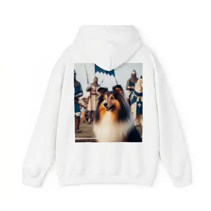 Shetland Sheepdog Medieval Knights Fantasy Scene