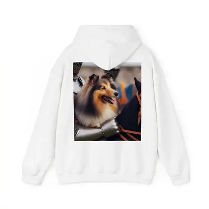 Shetland Sheepdog Knight Armor Medieval Horse