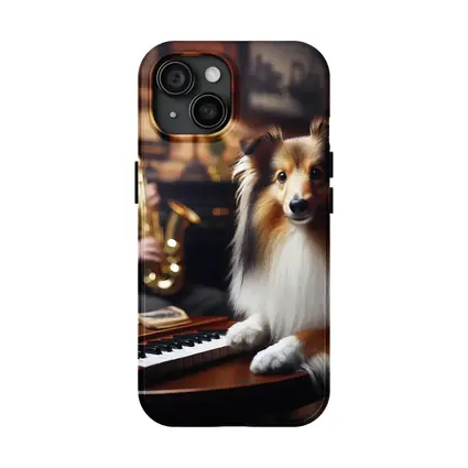 Shetland Sheepdog Jazz Lounge Saxophone Music