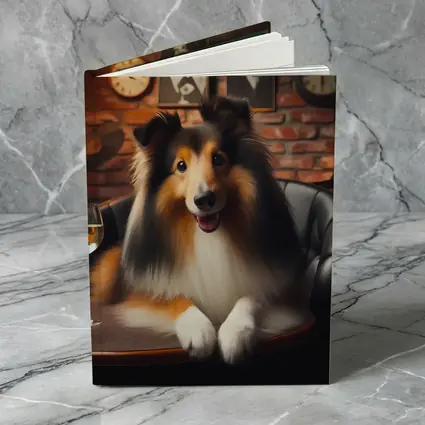 Collie Dog Jazz Club Brick Wall