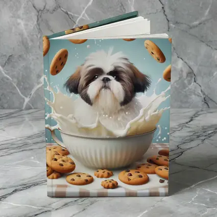 Shih Tzu Puppy Milk Splash Cookies