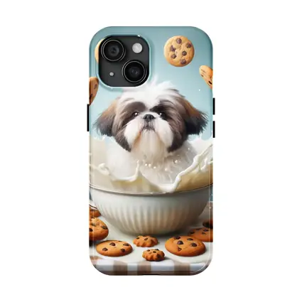 Shih Tzu Puppy Milk Splash Cookies