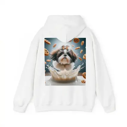 Shih Tzu Dog Milk Splash Flying Cookies