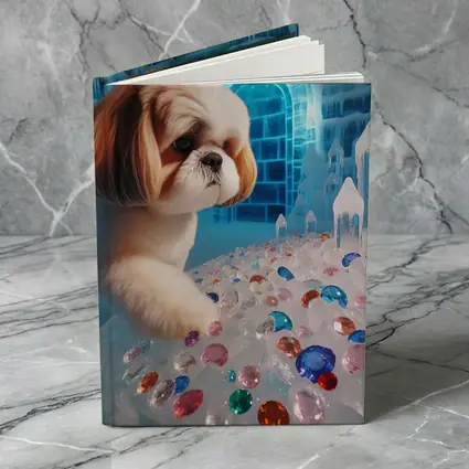 Shih Tzu Dog Ice Palace Colorful Gems