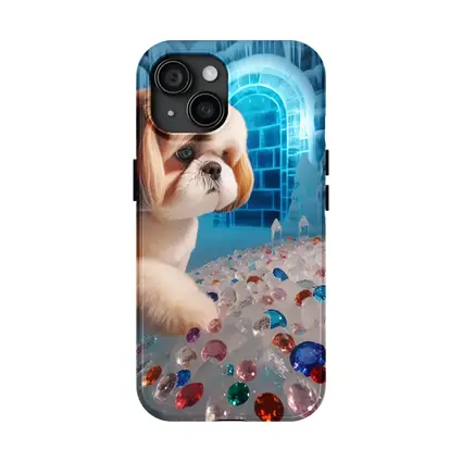 Shih Tzu Dog Ice Palace Colorful Gems