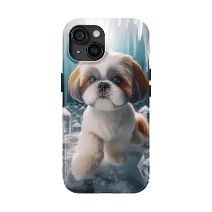 Shih Tzu Dog Ice Crystal Cave Art
