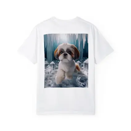 Shih Tzu Dog Ice Crystal Cave Art