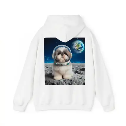 Shih Tzu Astronaut Dog On The Moon