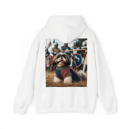 Shih Tzu Knight Medieval Crusader Battle Scene