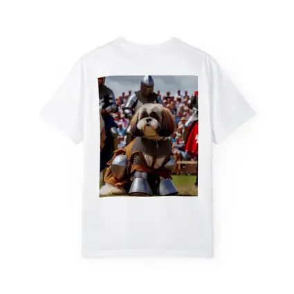 Shih Tzu Knight Medieval Armor Tournament Scene