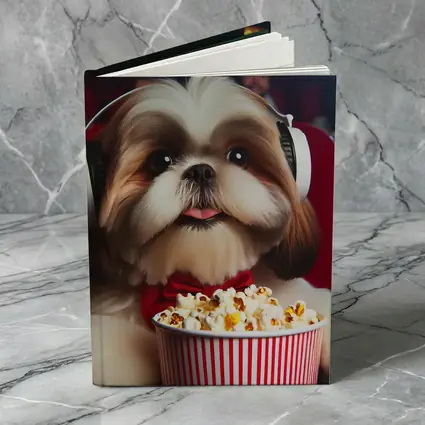 Shih Tzu Dog Movie Theater Popcorn Headphones