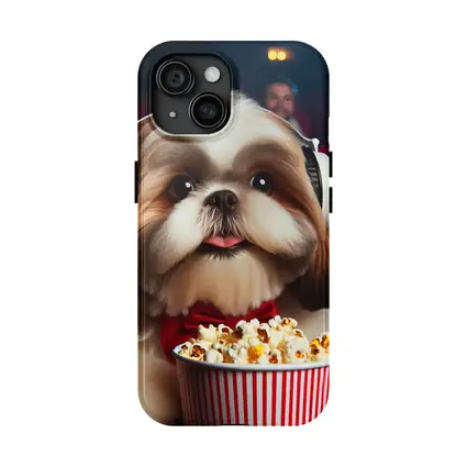 Shih Tzu Dog Movie Theater Popcorn Headphones