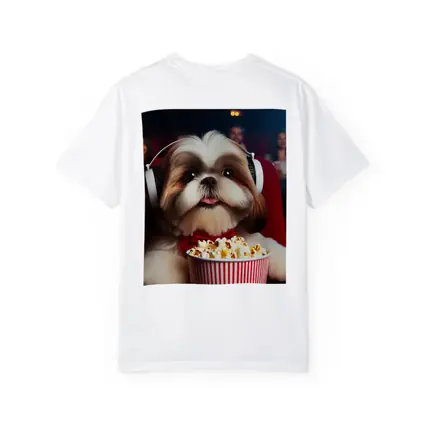 Shih Tzu Dog Movie Theater Popcorn Headphones