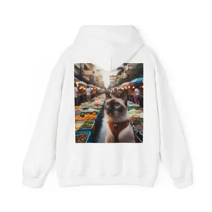 Siamese Cat at Colorful Street Market