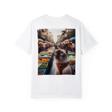 Siamese Cat at Colorful Street Market