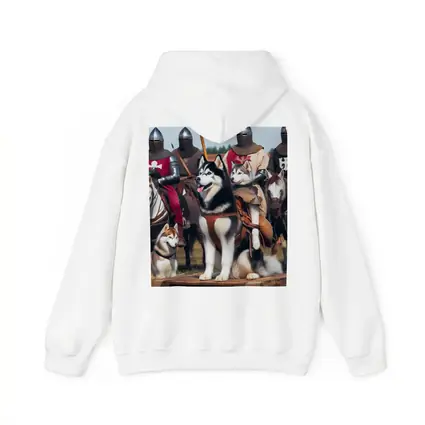 Siberian Husky Dogs Medieval Knights Fantasy