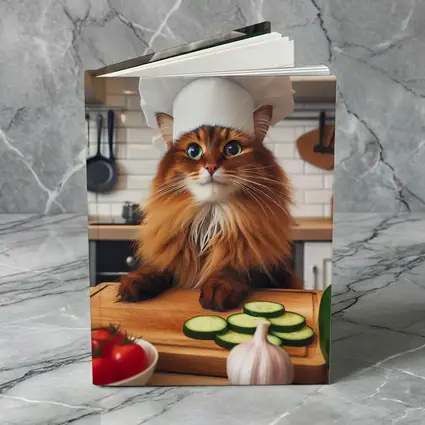 Somali Cat Chef Hat Kitchen Cooking