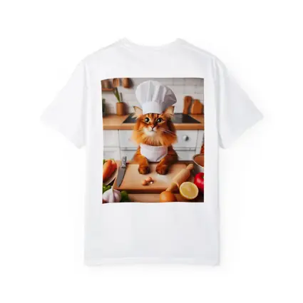 Somali Cat Chef Cooking in Kitchen