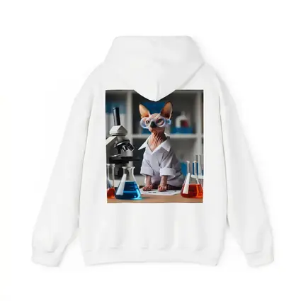 Sphynx Cat Scientist Lab Coat Laboratory