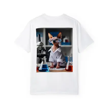 Sphynx Cat Scientist Lab Coat Laboratory