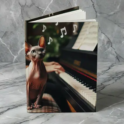Sphynx Cat Listening To Piano Music