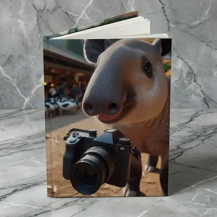 Tapir Holding Camera at Autumn Farm
