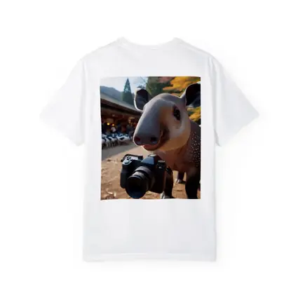 Tapir Holding Camera at Autumn Farm