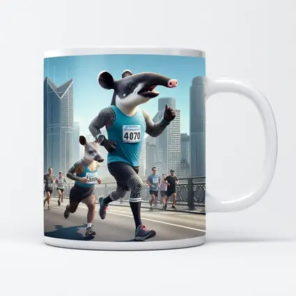 Tapir And Badger Running City Marathon