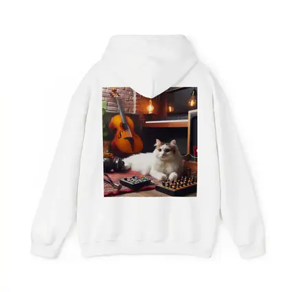 Turkish Van Cat Music Room Cozy Interior