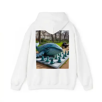 Blue Whale Chess Sculpture Paris Park