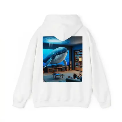 Blue Whale Art Living Room Ocean Scene