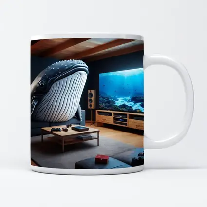 Humpback Whale Chilling In Living Room