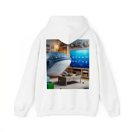 Whale Shark Relaxing In Cozy Living Room