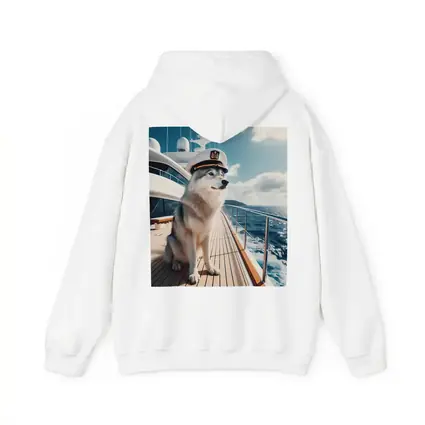 Husky Captain on Luxury Yacht Ocean