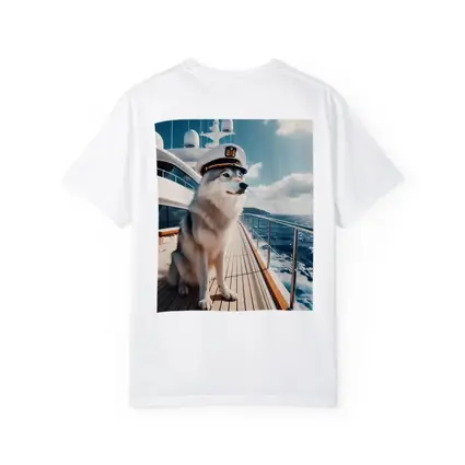 Husky Captain on Luxury Yacht Ocean