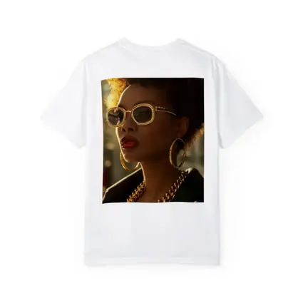 Black Woman Gold Jewelry Afro Street Style