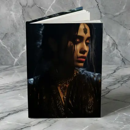 Dark Indian Woman Portrait Moody Atmospheric