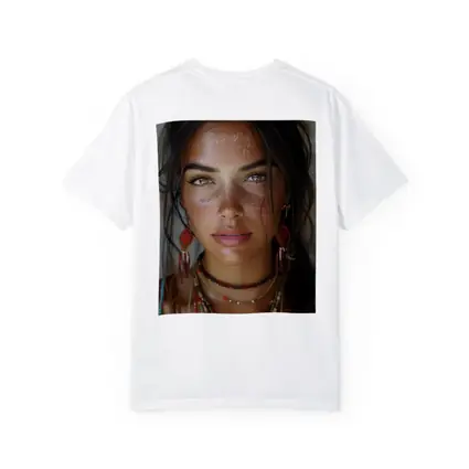 Boho Woman Portrait With Tribal Jewelry