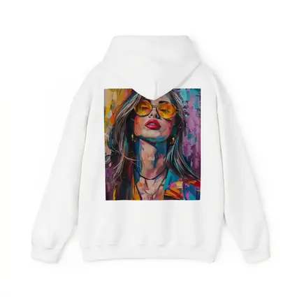 Bold Woman Portrait Colorful Abstract Painting Art