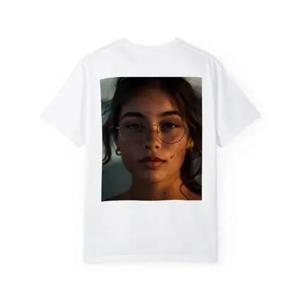 Young Woman With Glasses Sunset Portrait