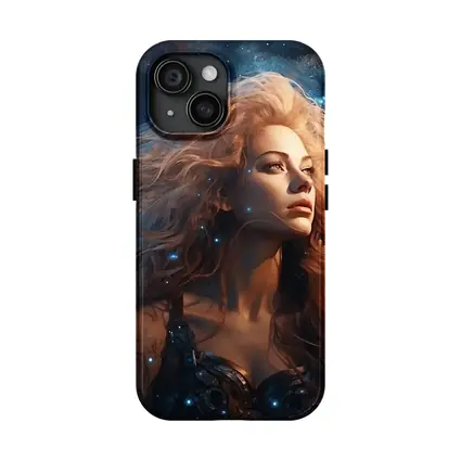 Fantasy Woman Portrait Cosmic Starry Night