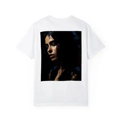 Dark Mysterious Woman Black Lace Gothic Portrait