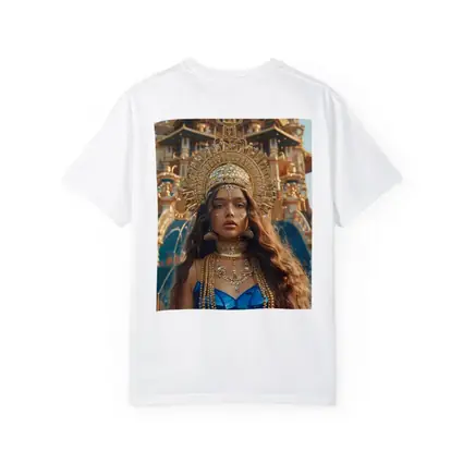 Golden Queen Woman Ancient Temple Architecture