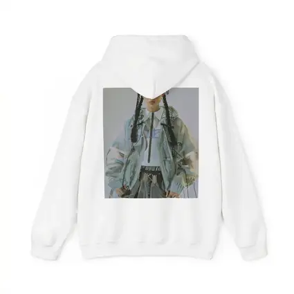 Cyberpunk Fashion Model Transparent Jacket Portrait