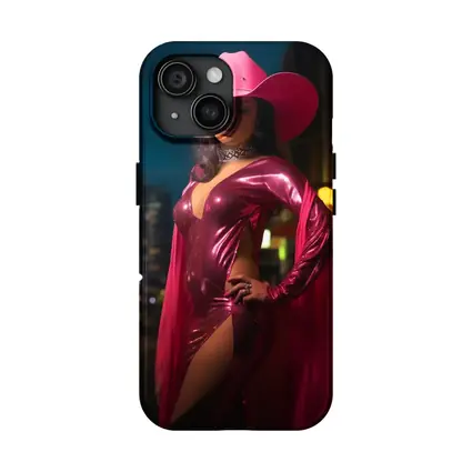 Pink Cowgirl Sequin Dress Neon City Night